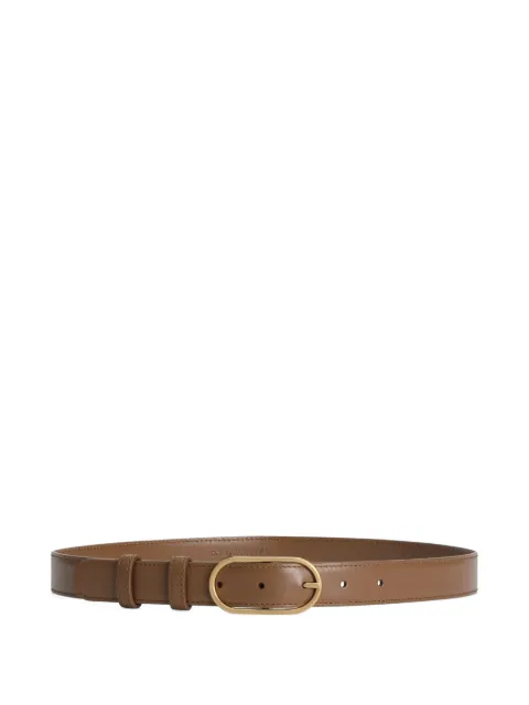 Dolce & Gabbana oval-buckle leather belt Brown BE1654A3G19