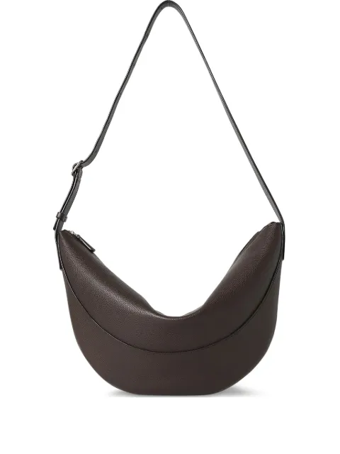 The Row Jouve slouchy shoulder bag Brown W1772L145