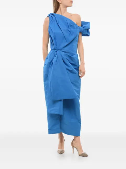 Alexander McQueen draped midi dress Blue 780675QEACM