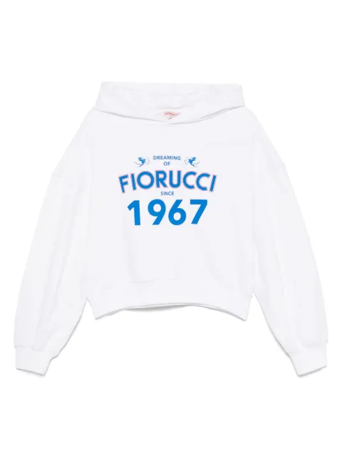 Fiorucci Dreaming 1967 hoodie White W01SMSHO269CJ05
