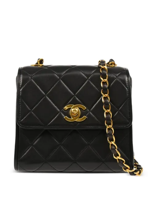CHANEL Pre-Owned 1995 Flap shoulder bag Black 3015848