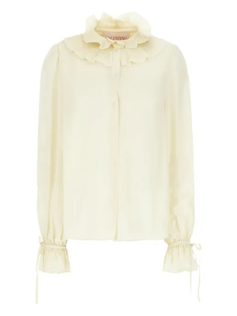 Valentino Garavani silk shirt Neutrals BAB7L621B