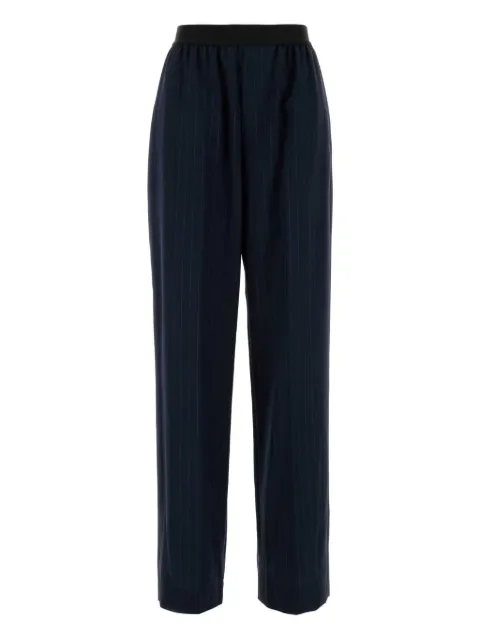 Balenciaga embroidered wool trousers Blue 790887TST24