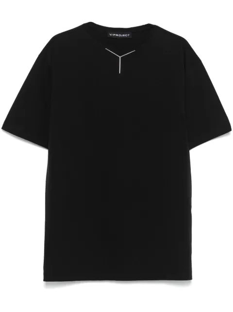 Y/Project Y Chrome T-Shirt Black 204TS006J135