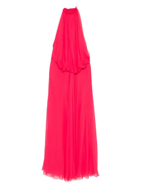 Alberta Ferretti halterneck maxi dress Pink AEF251M04770114