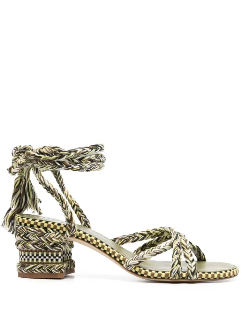 AMAMBAIH Isabel open-toe sandals Green ISABEL