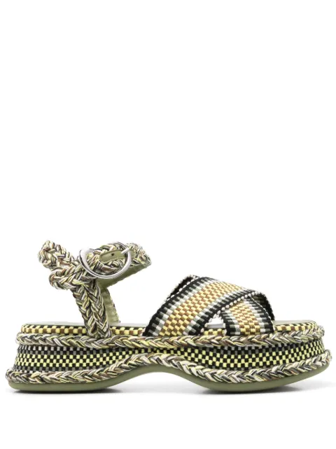 AMAMBAIH Ada open-toe sandals Green ADA