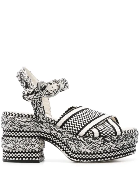 AMAMBAIH Gala round-toe sandals Black GALA