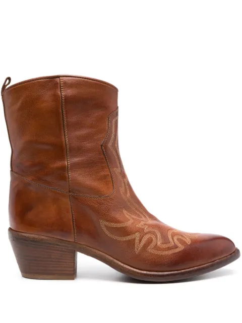 Sartore leather cowboy boots Brown SR450202