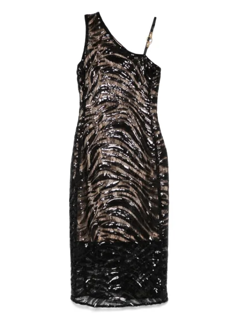 Just Cavalli paillette-embellished midi dress Black 78PAO940J0222