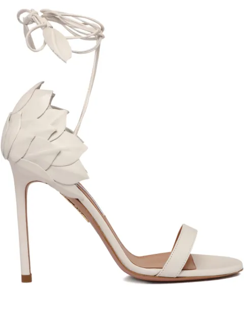 Aquazzura Hibiscus leather sandals Neutrals HIBHIGS0