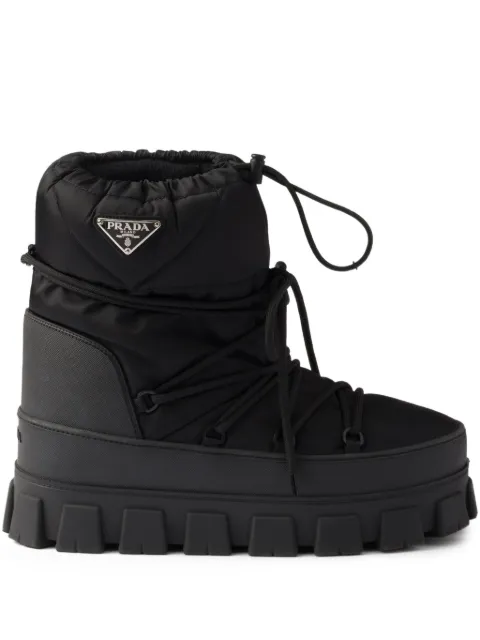 Prada quilted après ski boots Black 2U007NFG0403LFV