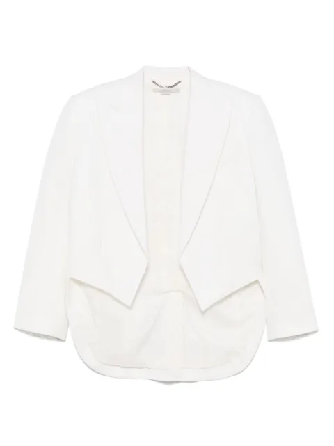 Stella McCartney cropped blazer Neutrals 6501003CU704