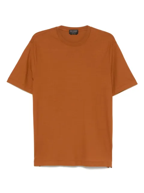 Dell'oglio cotton T-shirt Brown TSMCJCREPE