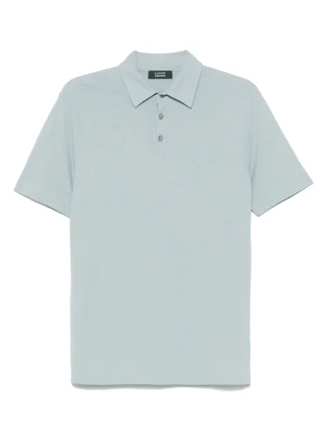 Zanone cotton polo shirt Blue 815109ZG380