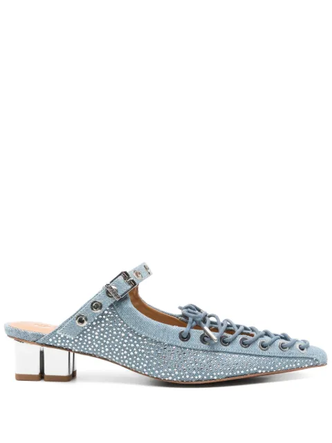 GANNI Oleatex mules Blue S2926