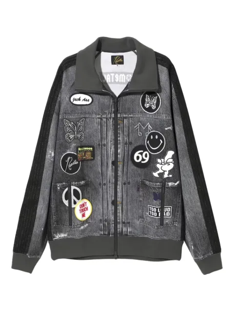 Needles x Midnight Studios denim track jacket Black 231MS0601BLK
