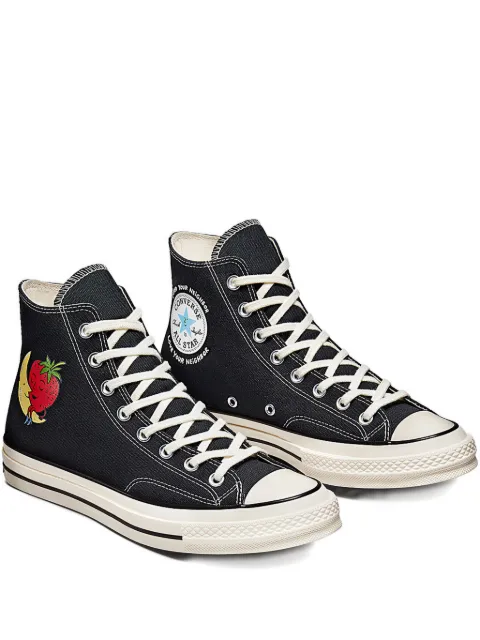 Sky High Farm cotton-denim trainers Black SKYHIGHFARMCONVERSECHUCK70S