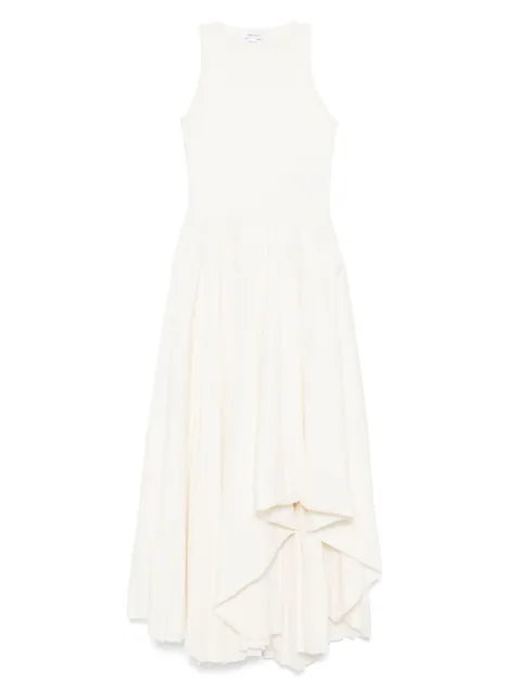 Alexander McQueen asymmetric midi dress Neutrals 814517QLAED