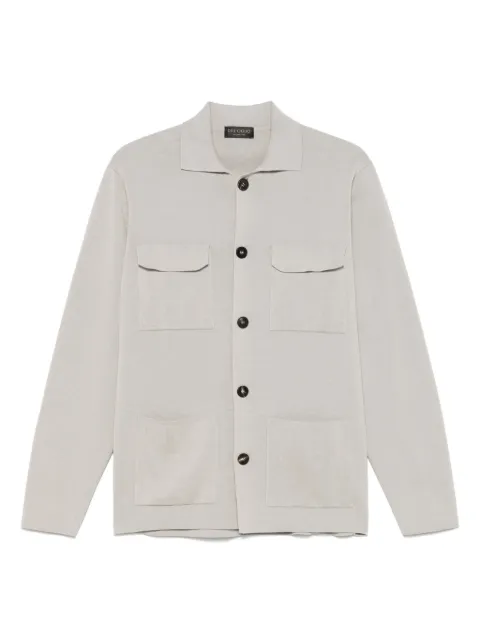 Dell'oglio cotton shirt jacket Grey FJMLTPCR12M