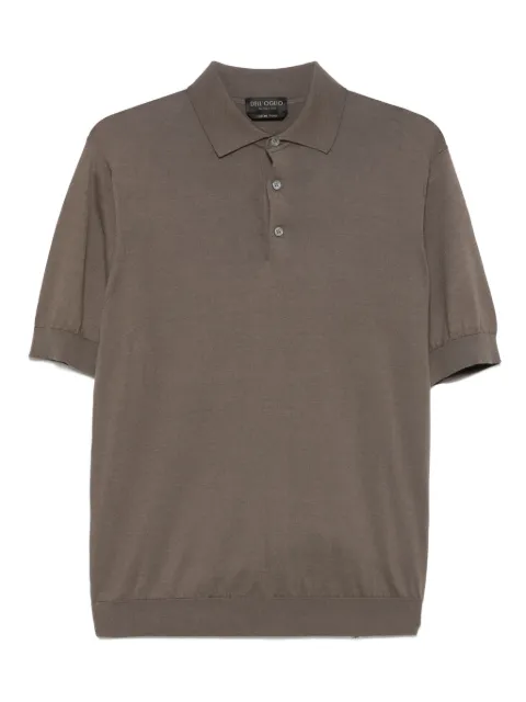 Dell'oglio cotton polo shirt Brown PL1MCSU18R