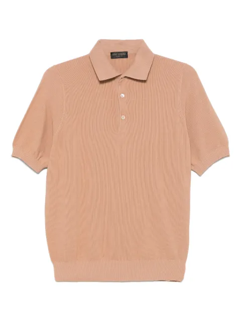 Dell'oglio knitted polo shirt Neutrals PL1MCCR12S