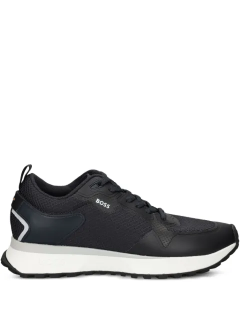 BOSS mesh-detail trainers in mixed materials Blue 50513195