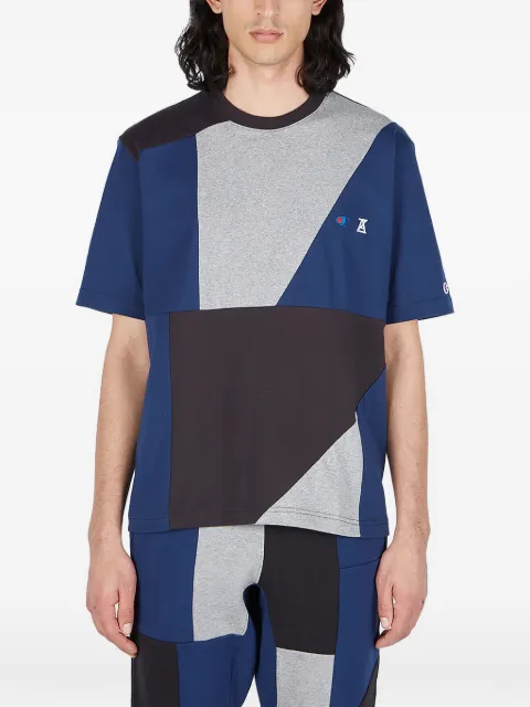 Anrealage logo-detail T-shirt Blue CBW304