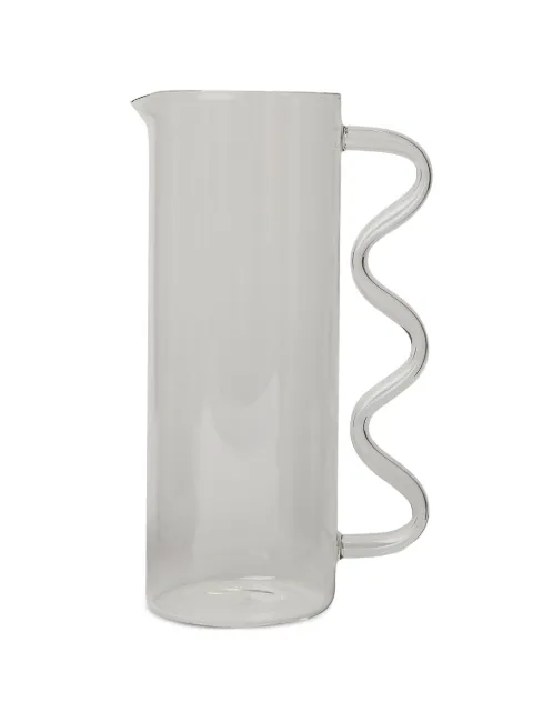 Sophie Lou Jacobsen wavy-handle pitcher White SP2CLCL