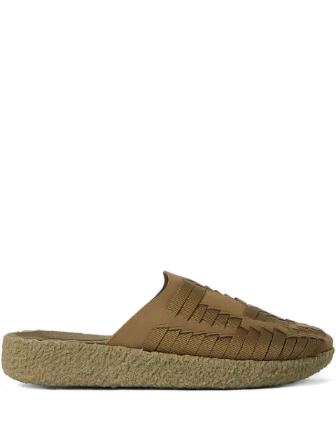 Malibu Sandals technical-woven slippers Brown MS22110403