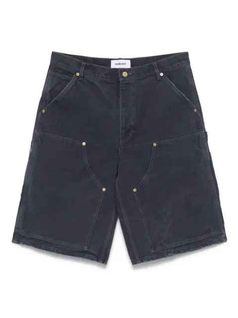 AMBUSH canvas carpenter shorts Blue 12115320