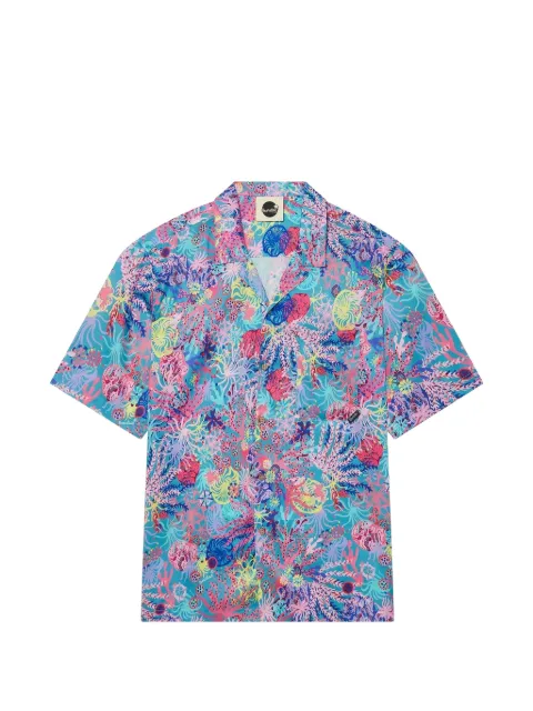 Boardies Coral floral shirt Blue BSS808