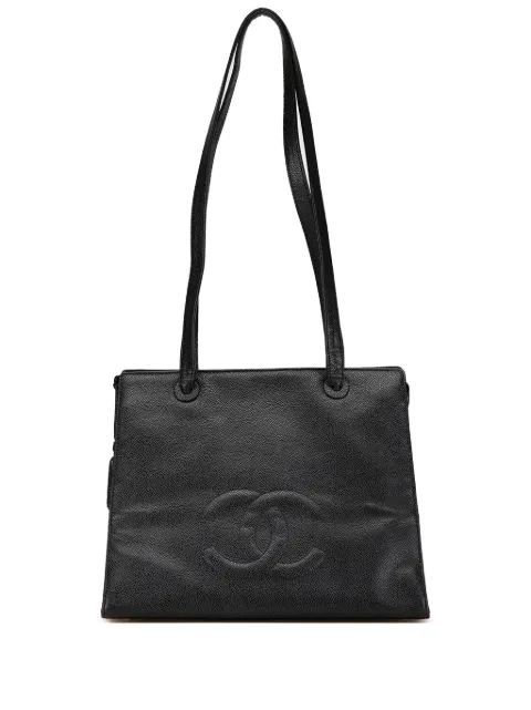 CHANEL Pre-Owned 1997-1999 CC Caviar Leather tote bag Black Z72I44BHDCAF6P8W