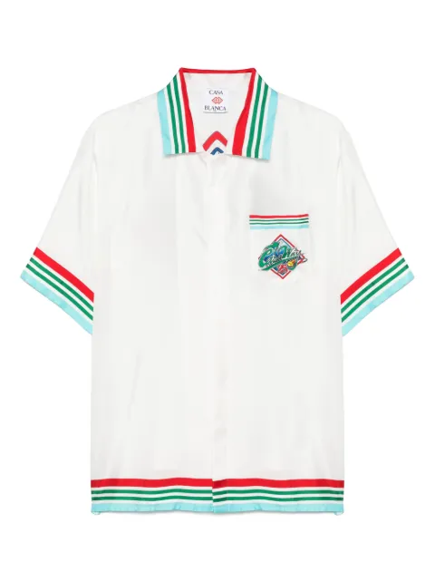 Casablanca Casa Way World Series shirt White UWS25SH003