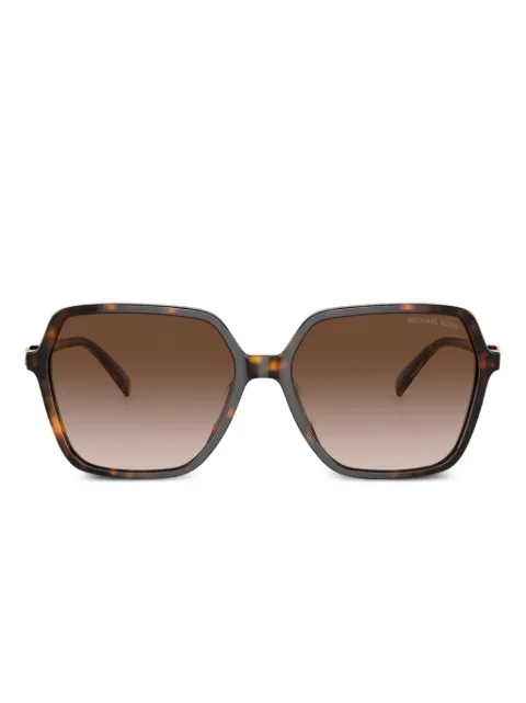 Michael Kors logo-plaque sunglasses Brown MK2196U