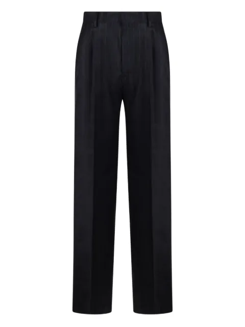 Tagliatore striped palazzo trousers Blue PEBONYH40017
