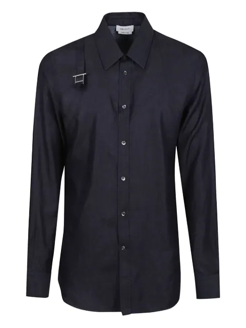 Alexander McQueen button-down shirt Blue 828635QYABM