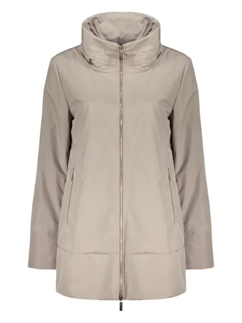 Moorer waterproof hooded coat Neutrals TAORMINASTP