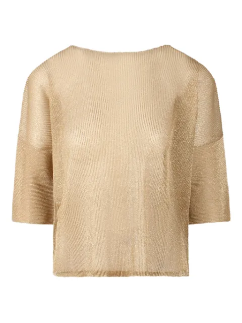 Circus Hotel drop-shoulder T-shirt Gold H5SB03