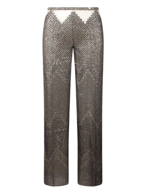 Circus Hotel flared trousers Black H5SL17