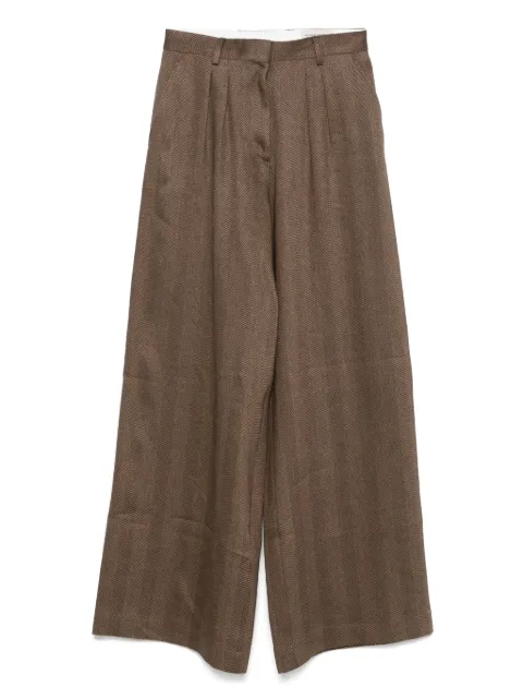 Officine Generale Elia trousers Brown S25WTLG454