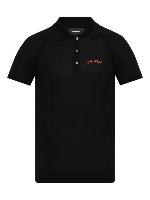 DSQUARED2 logo polo shirt Black S71HA1366D13117
