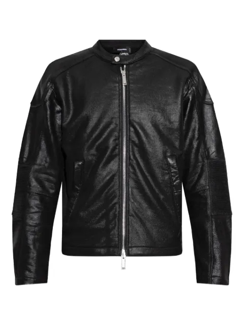 DSQUARED2 zip-up bomber jacket Black S71HG0147S25539
