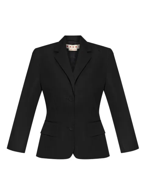 Marni single-breasted blazer Black GIMA0287SUTCY65