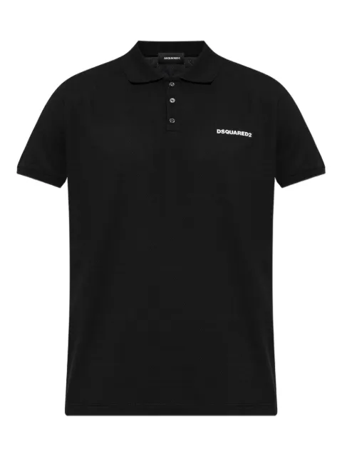 DSQUARED2 piqué polo shirt Black S71GL0054S22743