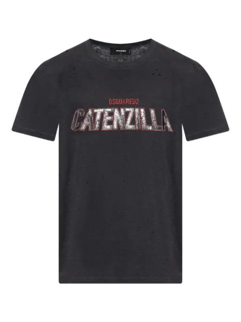 DSQUARED2 printed t-shirt Grey S71GD1529S22146