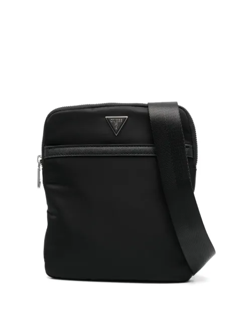 GUESS USA logo-plaque messenger bag Black HMMINYP5223