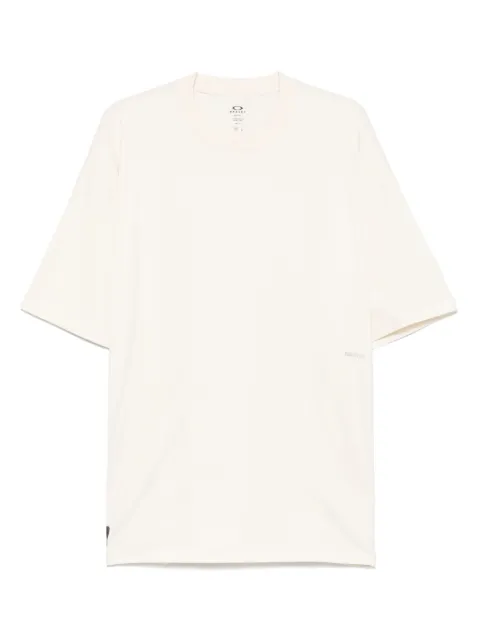 Oakley logo-embroidered T-shirt Neutrals FOA407578