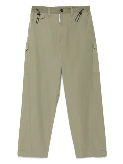 GCDS poplin trousers Green B1CM2906TM2