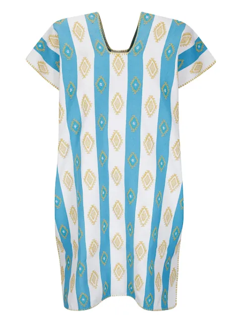 Tandem embroidered dress Blue IRMAATARDECER